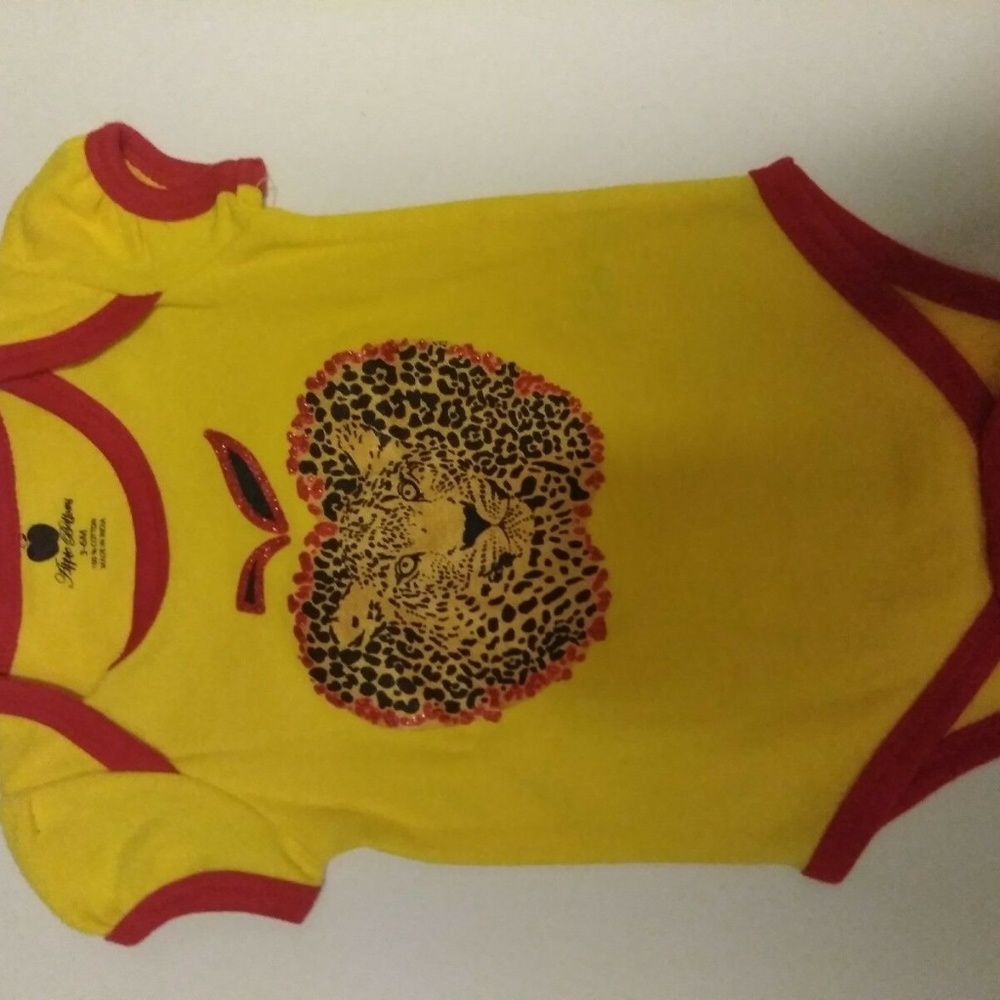 Apple Bottoms Toddler Girls One Piece Set of 3 - Picture 6 of 8